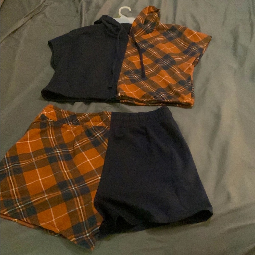 Womens Two piece short sleeve set